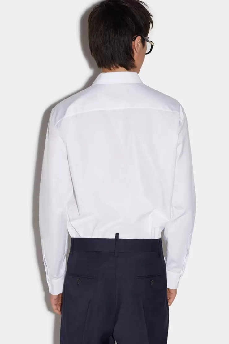 Dsquared2 New Collar Relaxed Dan Shirt>Uomo Camicie