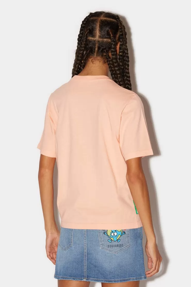 Dsquared2 One Life Easy Tee T-Shirt>Donna Top & T-Shirt