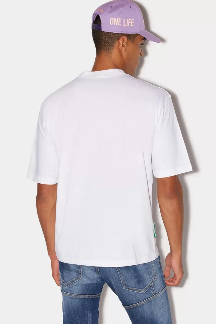 Dsquared2 One Life Loose T-Shirt>Uomo T-Shirt & Polo