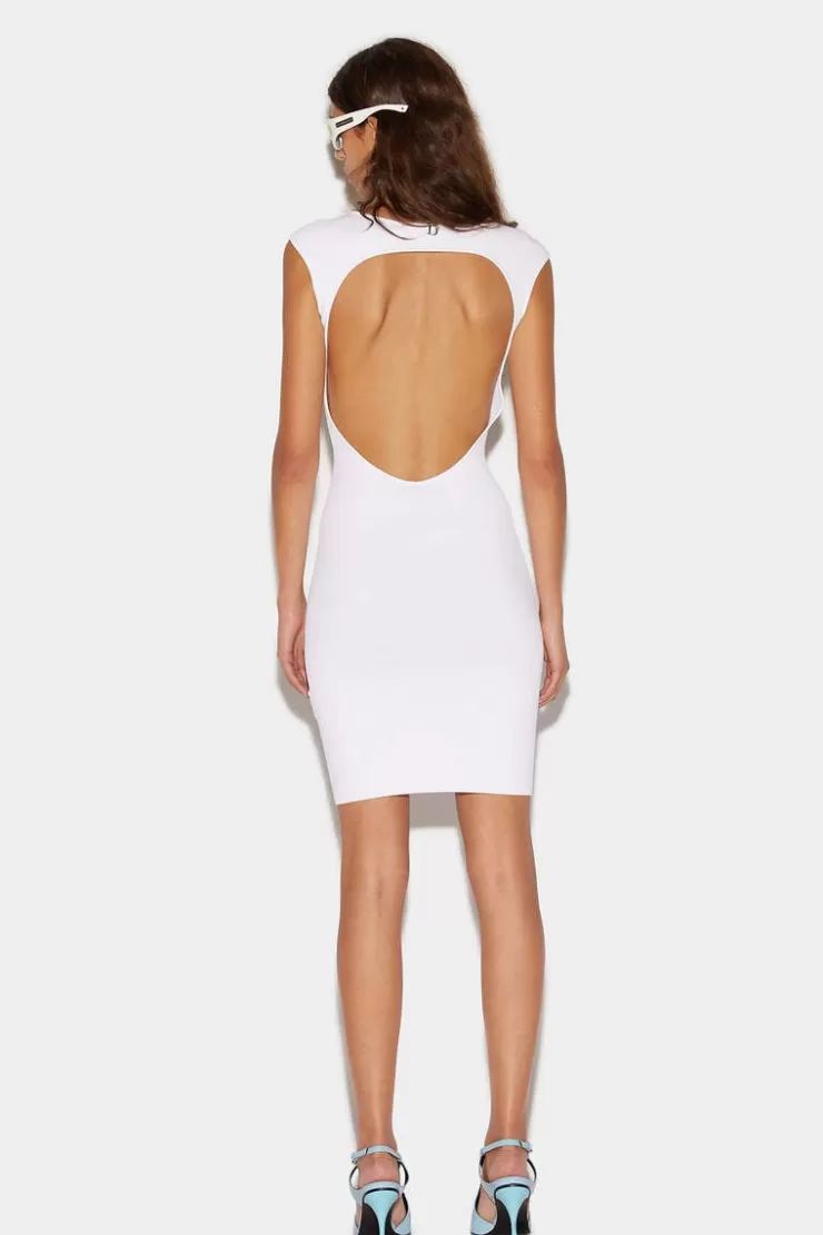 Dsquared2 Open Back Bodycon Dress>Donna Vestiti E Tute