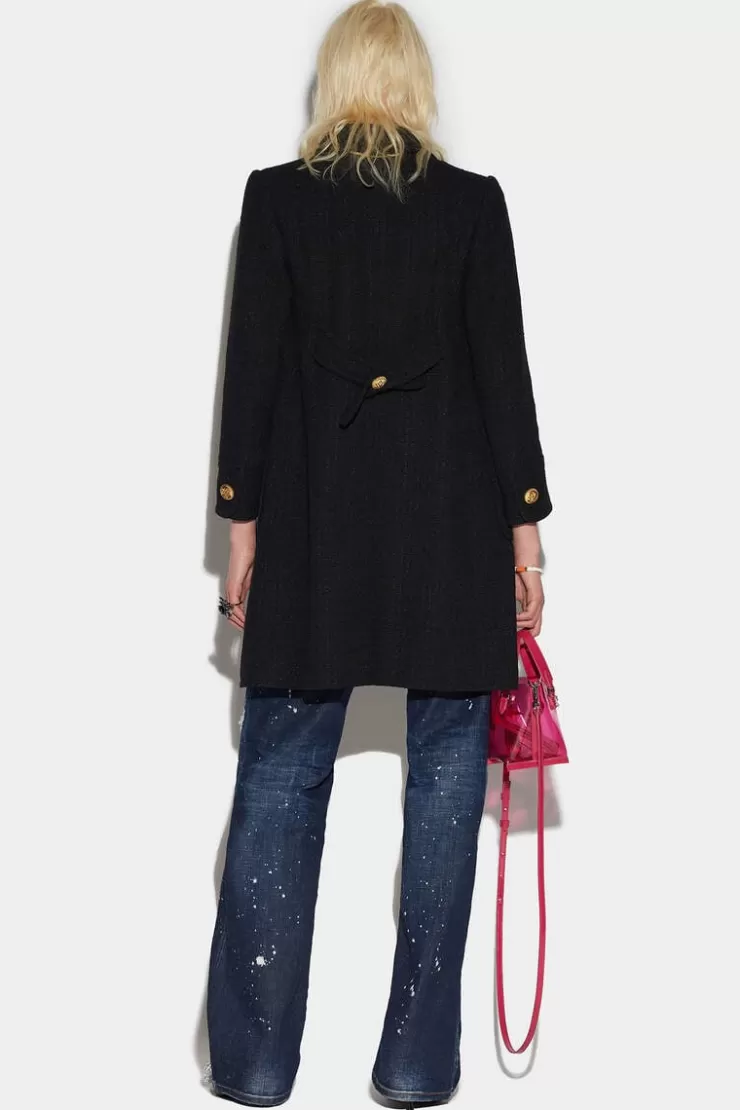 Dsquared2 Patch Pocket Coat>Donna Cappotti & Giubbotti