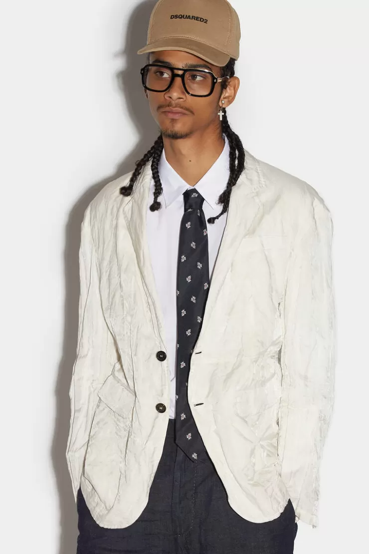 Dsquared2 Patchwork Super Relax Shoulder Jacket>Uomo Abiti & Giacche