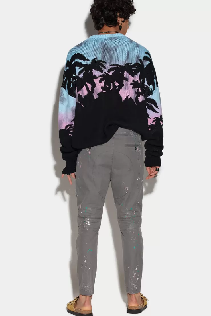 Dsquared2 Pinky Splash Chino Pants>Uomo Pantaloni