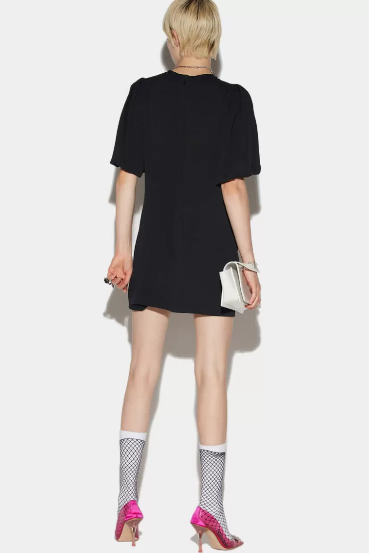 Dsquared2 Puff Shortsleeves Mini Dress>Donna Vestiti E Tute