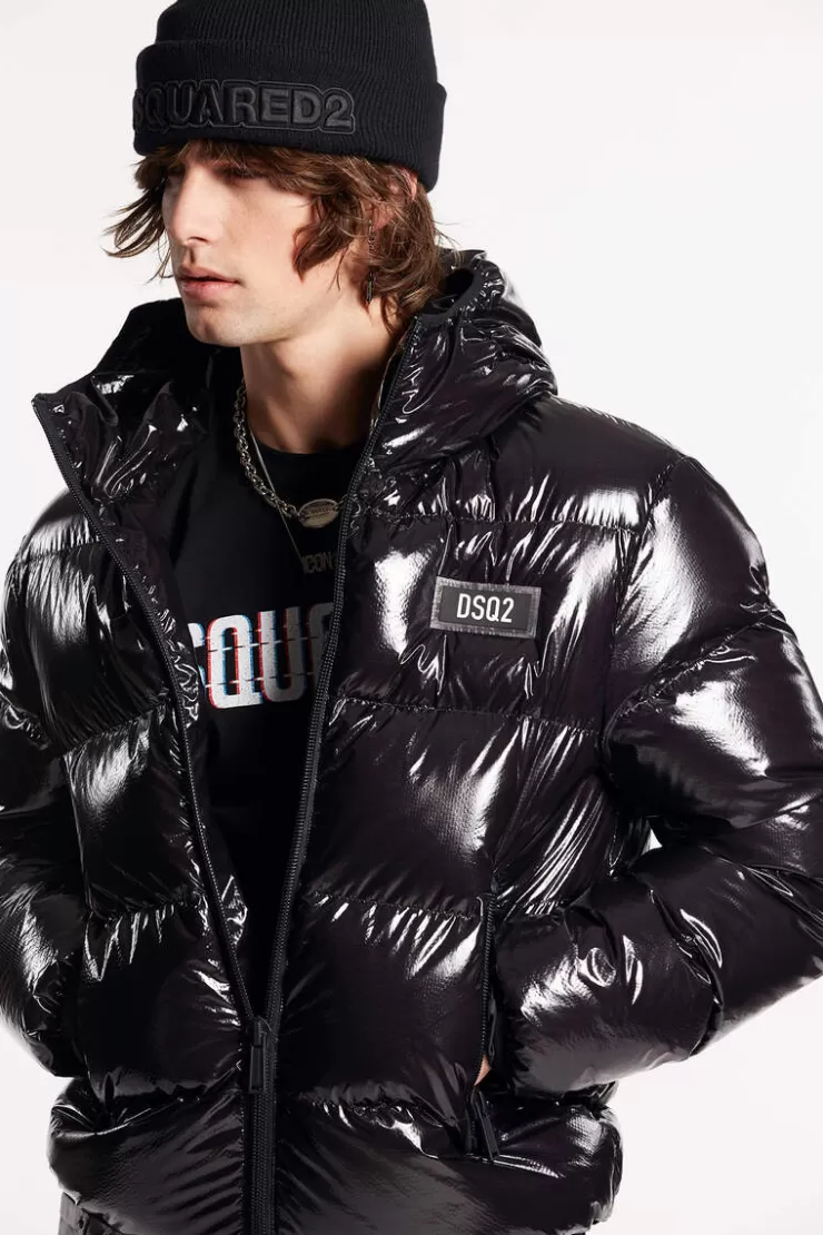 Dsquared2 Puffer Bomber Jacket>Uomo Cappotti & Giubbotti