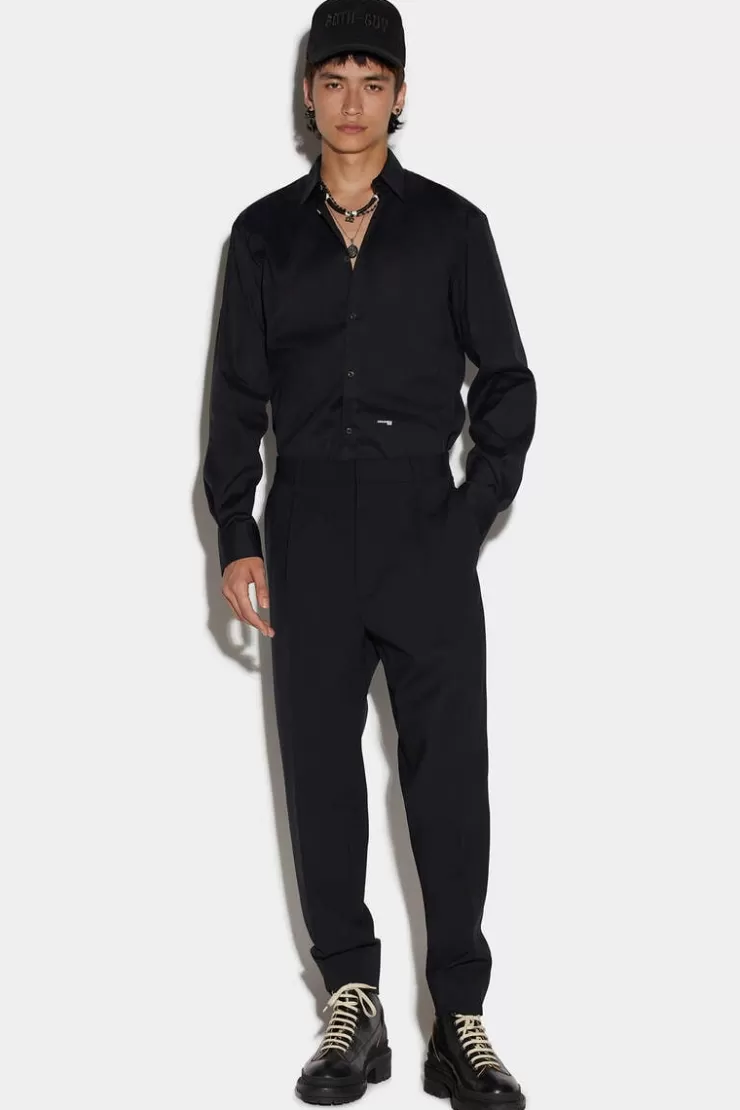 Dsquared2 Raw Cut One Pleat Pants>Uomo Pantaloni