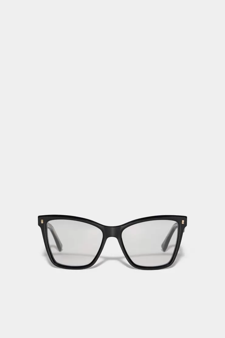 Dsquared2 Refined Black Optical Glasses>Donna Occhiali