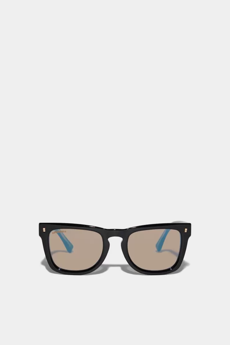 Dsquared2 Refined Black Sunglasses>Uomo Occhiali