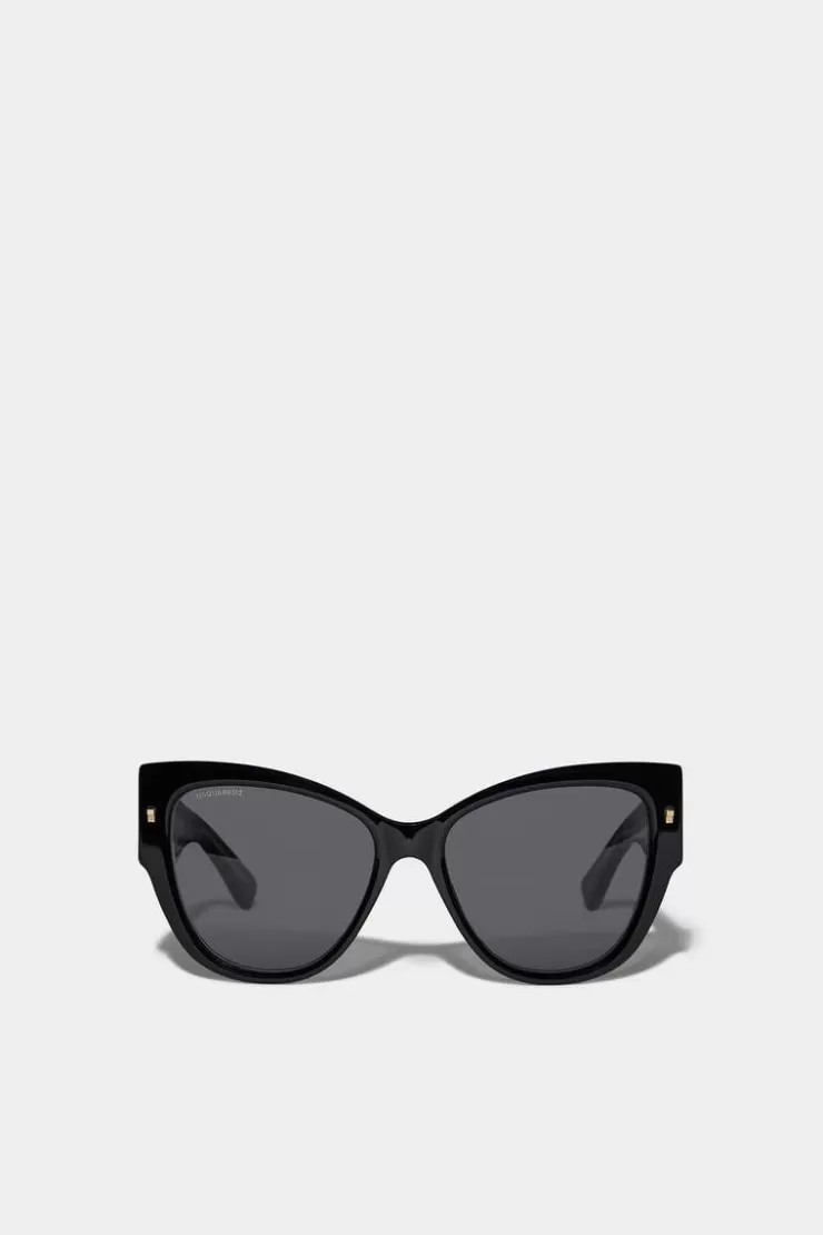 Dsquared2 Refined Black Sunglasses>Uomo Occhiali