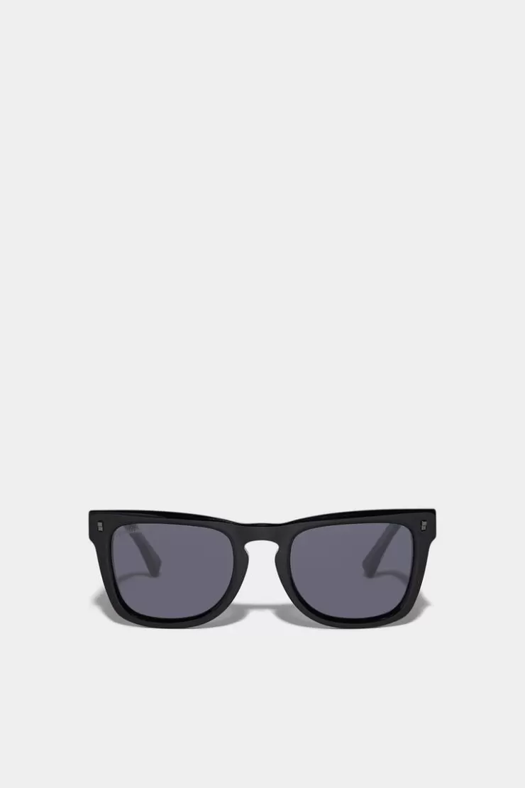 Dsquared2 Refined Black Sunglasses>Uomo Occhiali