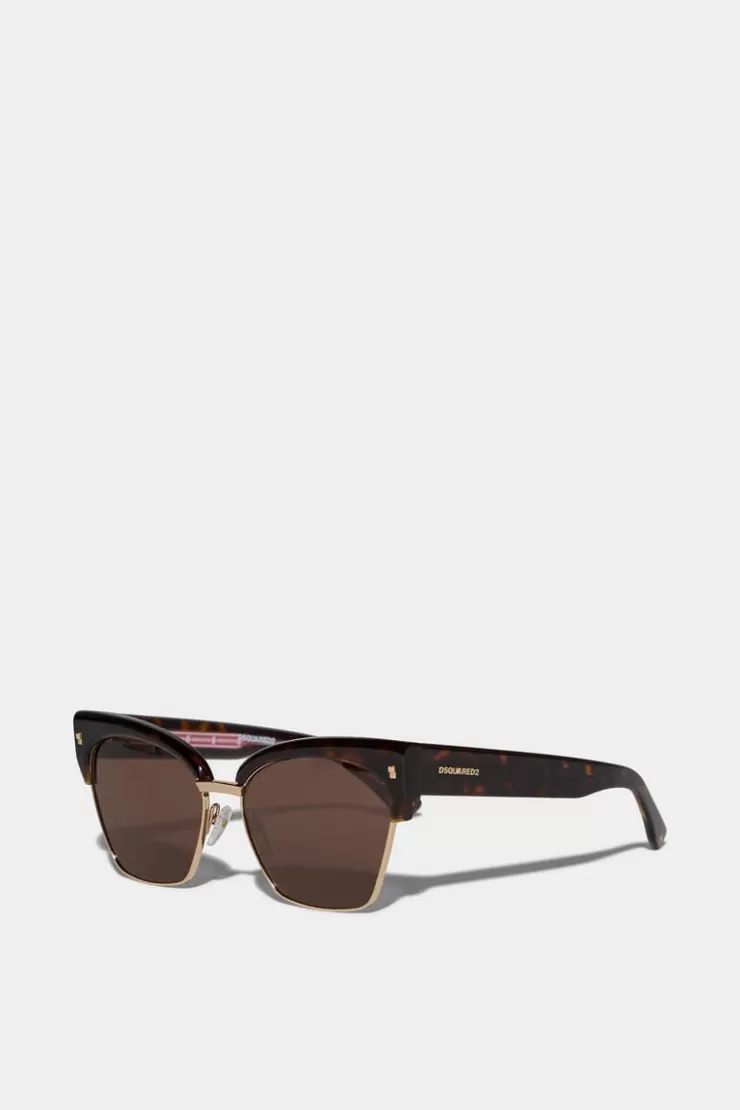 Dsquared2 Refined Havana Sunglasses>Donna Occhiali
