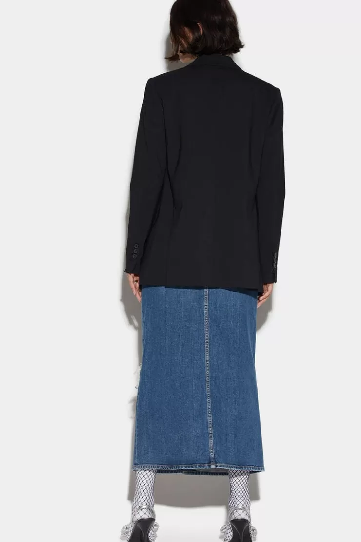 Dsquared2 Ripped-Knee Skirt>Donna Gonne