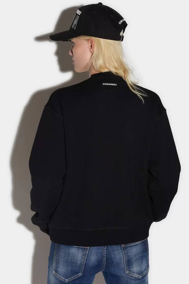 Dsquared2 S. Valentine Cool Sweatshirt>Donna Felpe