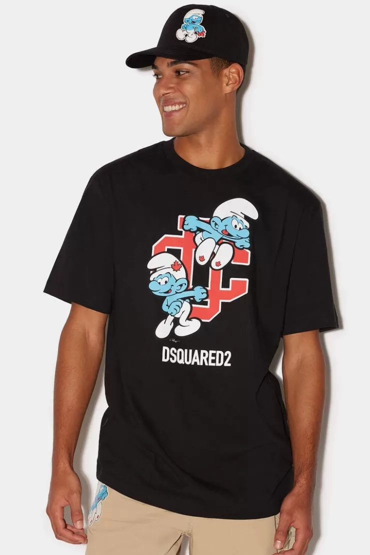 Dsquared2 Smurfs Regular T-Shirt>Uomo T-Shirt & Polo