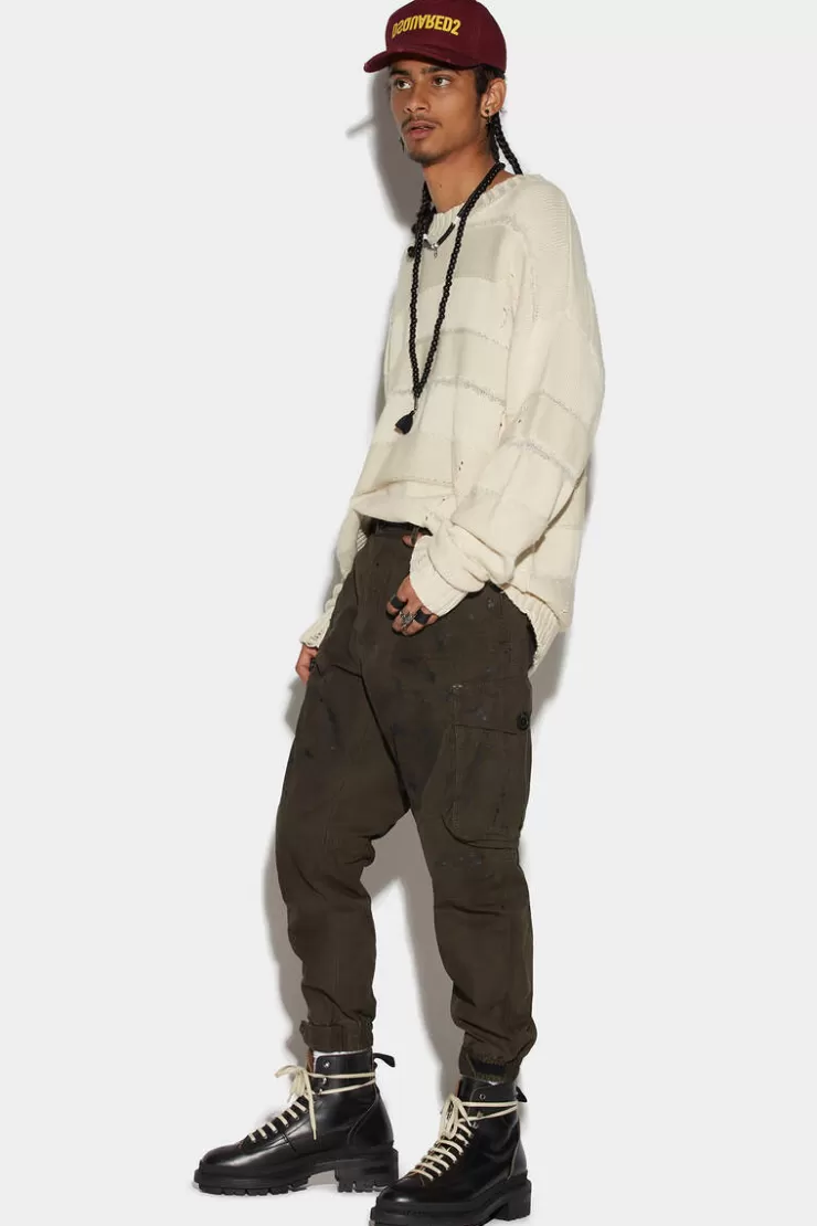 Dsquared2 Splatter Cyprus Cargo Pants>Uomo Pantaloni