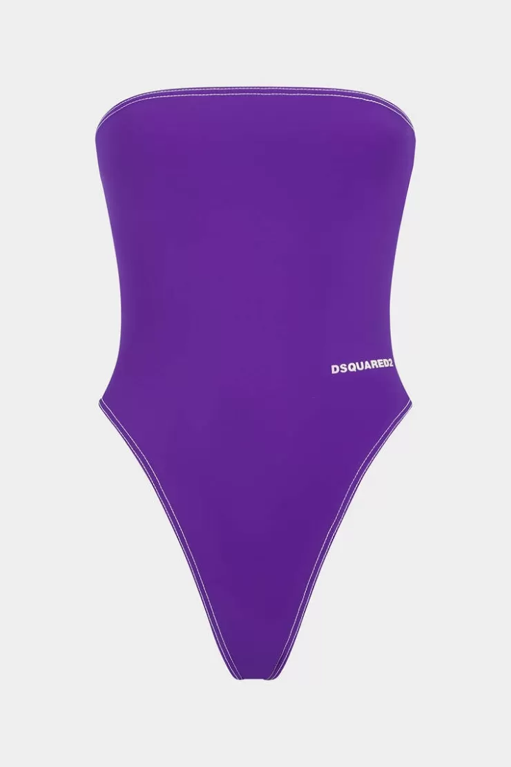 Dsquared2 Sporty Basic One-Piece>Donna Costumi