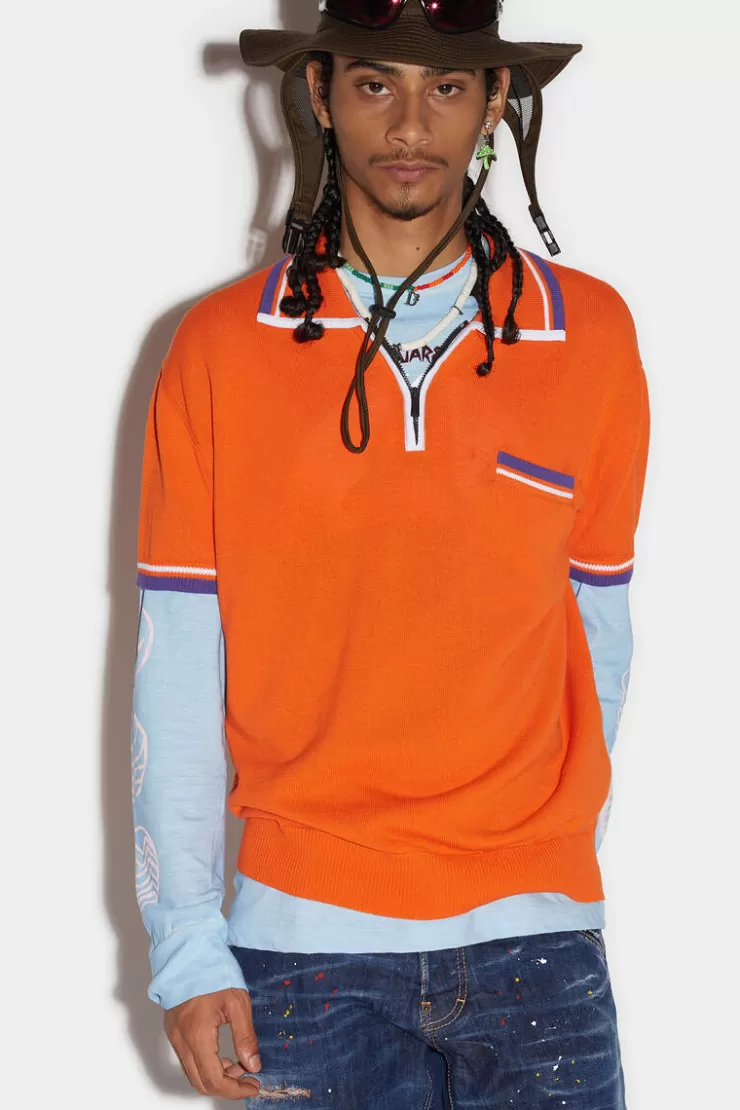 Dsquared2 Sporty Shortsleeves Polo>Uomo Maglieria
