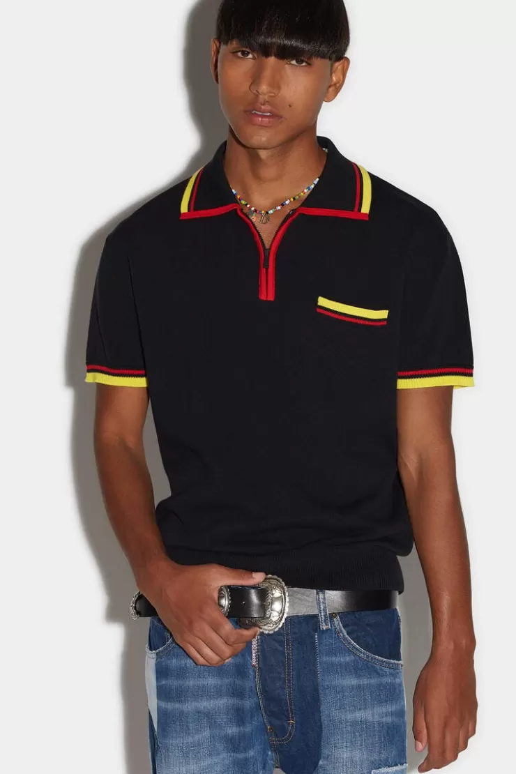 Dsquared2 Sporty Shortsleeves Polo>Uomo Maglieria