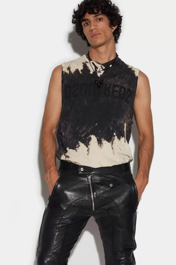 Dsquared2 Stone Tie&Dyed Cigarette T-Shirt>Uomo T-Shirt & Polo