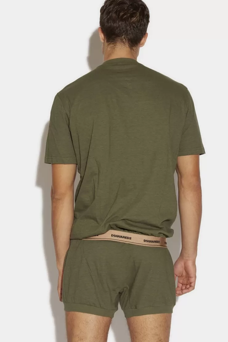 Dsquared2 The Round Up V-Neck T-Shirt>Uomo Intimo