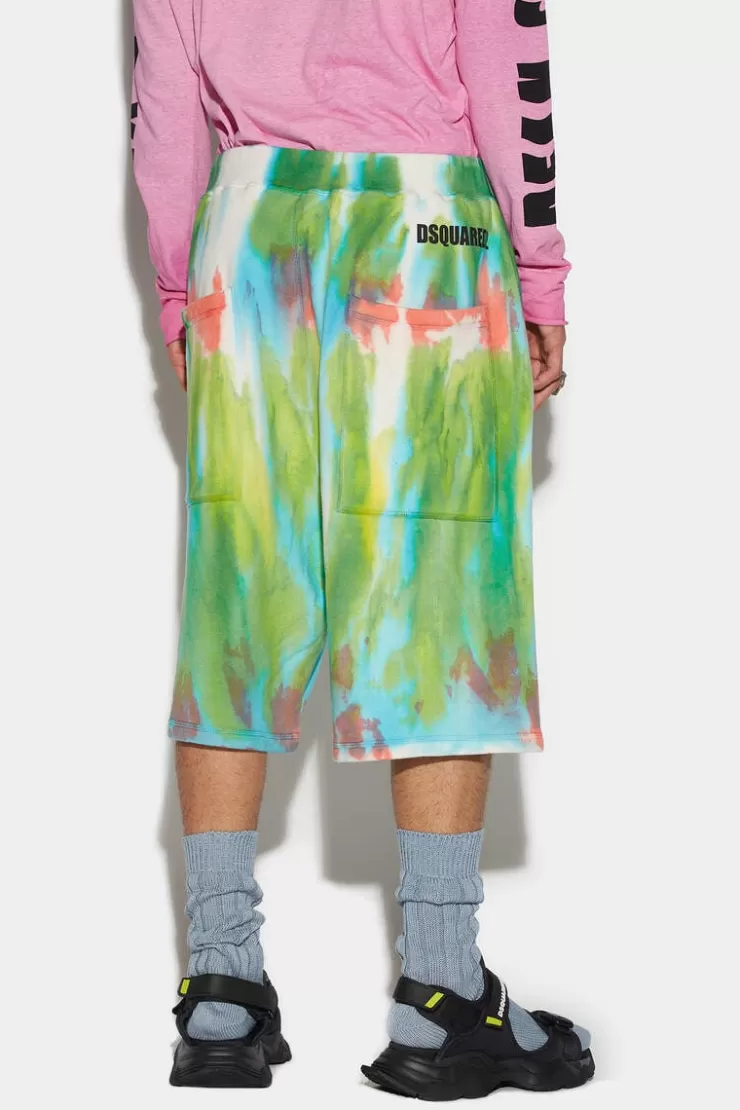 Dsquared2 Tie&Dyed Yoyo Shorts>Uomo Pantaloni Corti