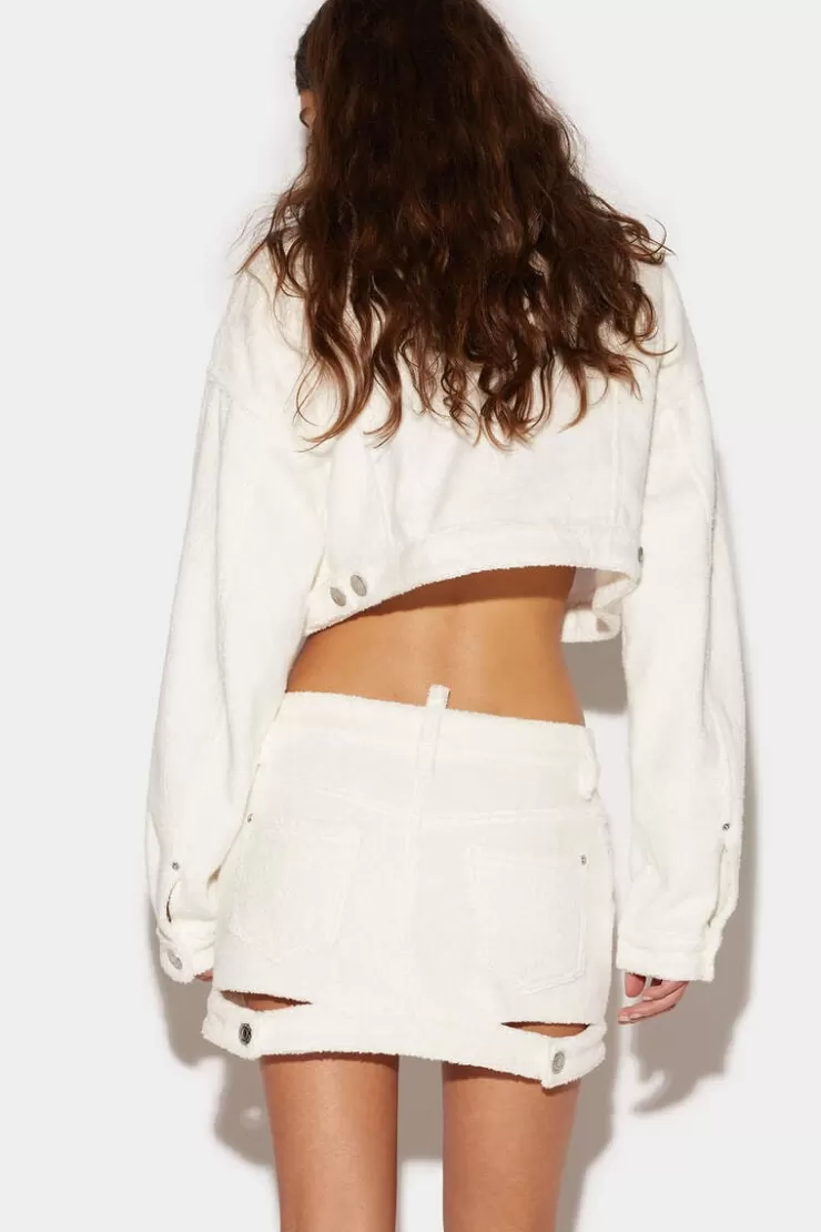Dsquared2 Towel Mini Skirt>Donna Gonne