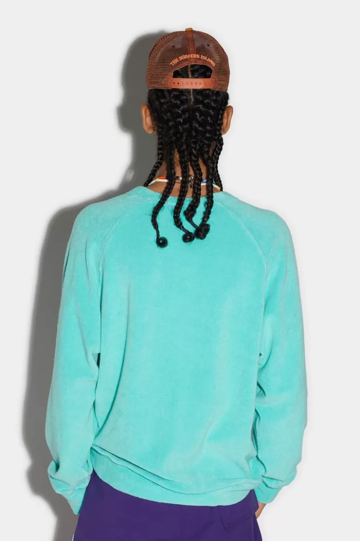 Dsquared2 Towel Raglan Cool Sweatshirt>Uomo Felpe