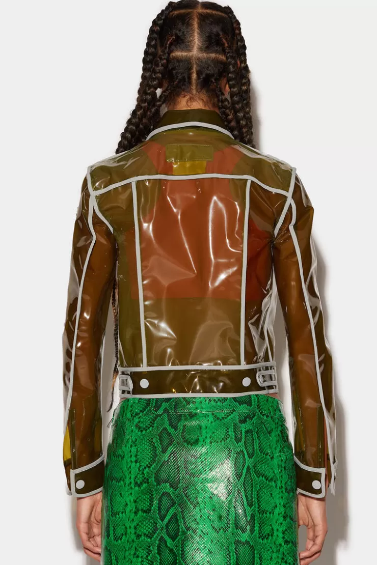 Dsquared2 Transparent Jacket>Donna Cappotti & Giubbotti