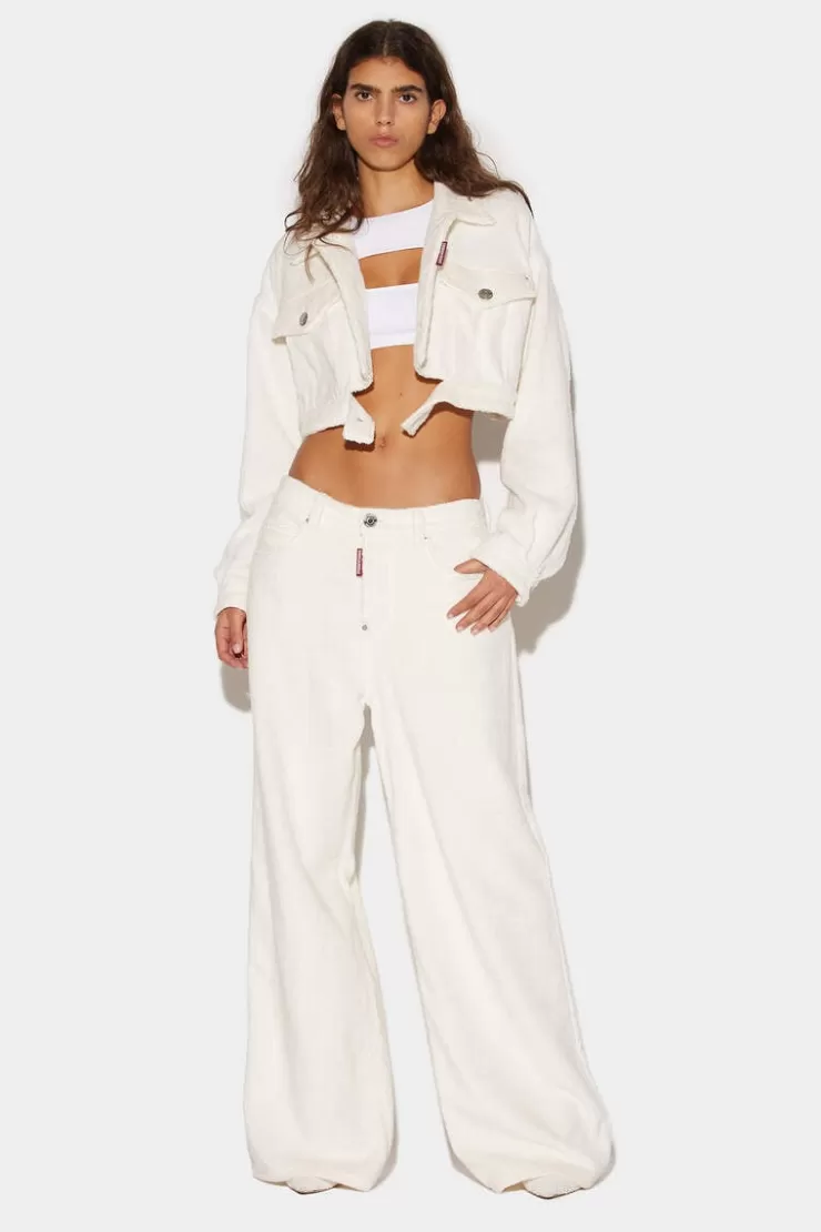 Dsquared2 Traveller Towel Pants>Donna Pantaloni