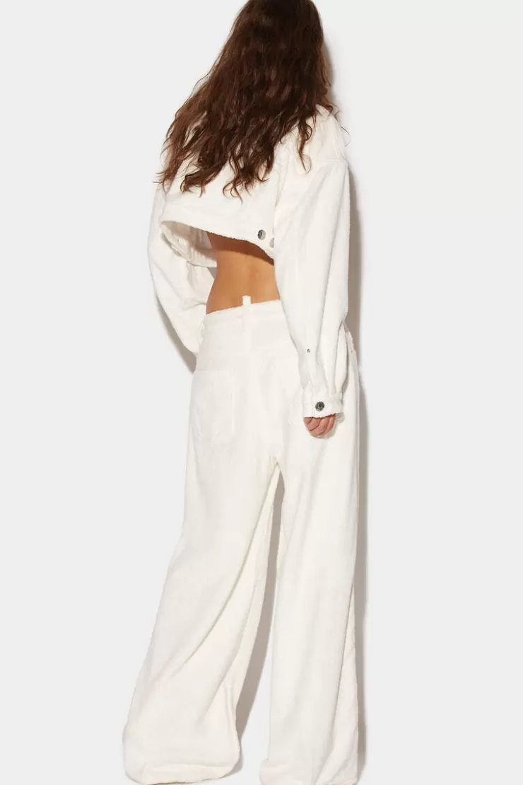 Dsquared2 Traveller Towel Pants>Donna Pantaloni