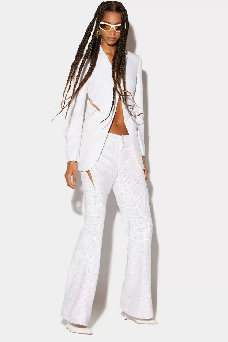 Dsquared2 Tulle Panelled Blazer>Donna Abiti & Giacche