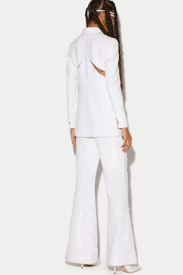 Dsquared2 Tulle Panelled Blazer>Donna Abiti & Giacche