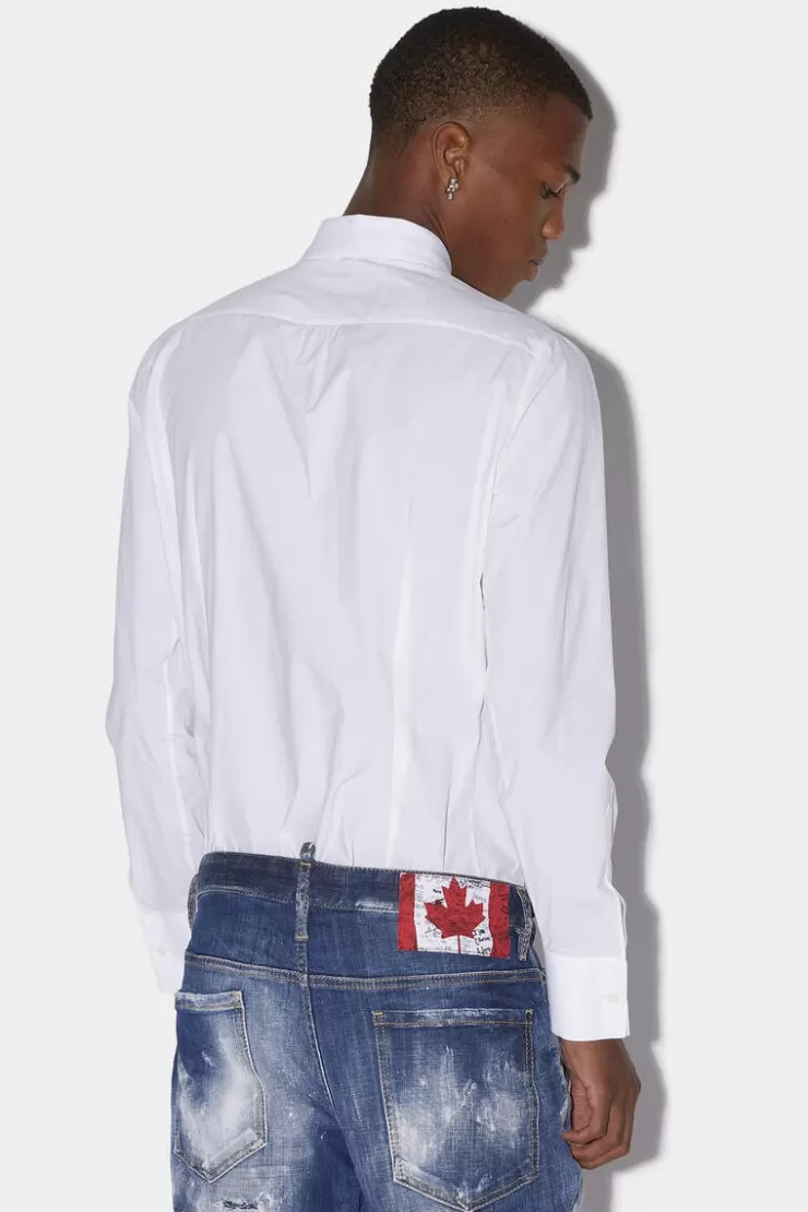 Dsquared2 Tuxedo Slim Shirt>Uomo Camicie