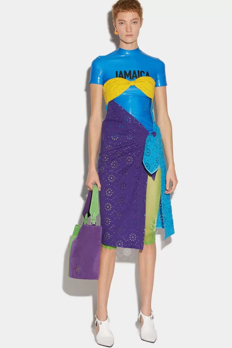 Dsquared2 Wrap Mini Dress>Donna Vestiti E Tute
