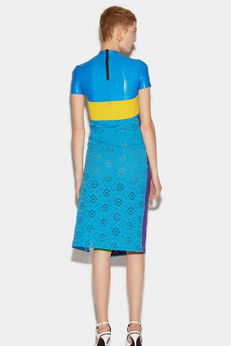 Dsquared2 Wrap Mini Dress>Donna Vestiti E Tute