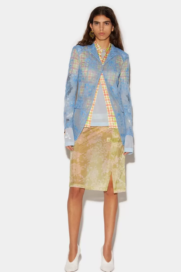 Dsquared2 Wrap Mini Skirt>Donna Gonne