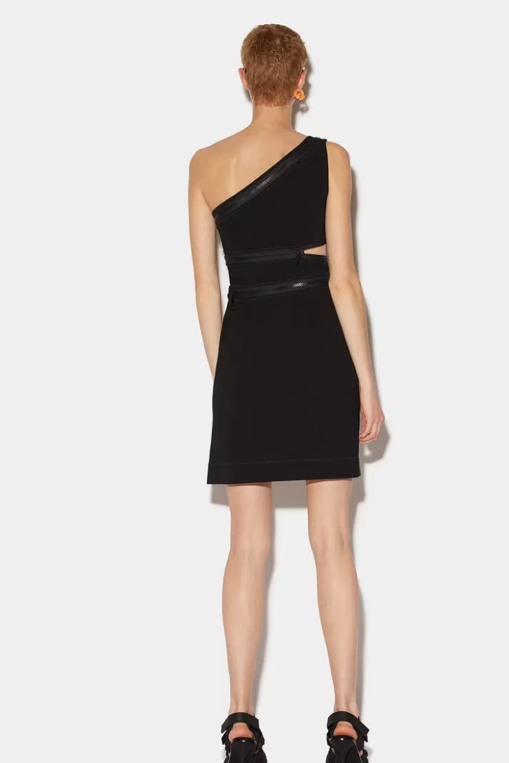 Dsquared2 Zip-Detail Mini Dress>Donna Vestiti E Tute