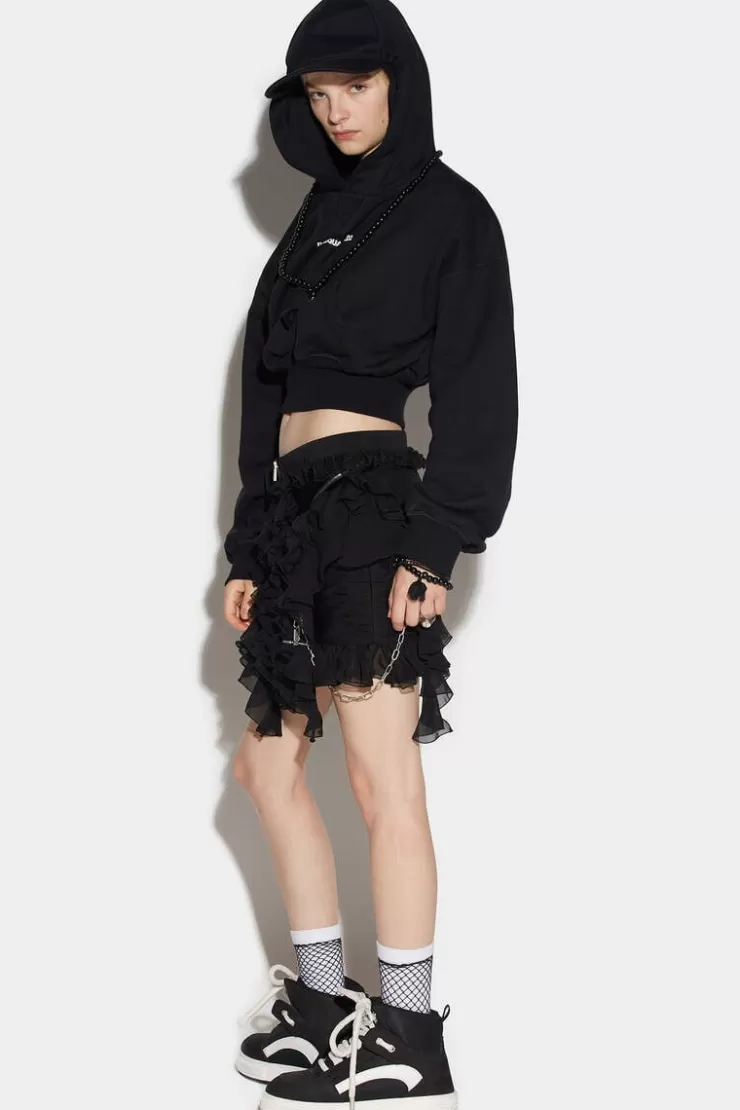 Dsquared2 Zipped Mini Skirt>Donna Gonne